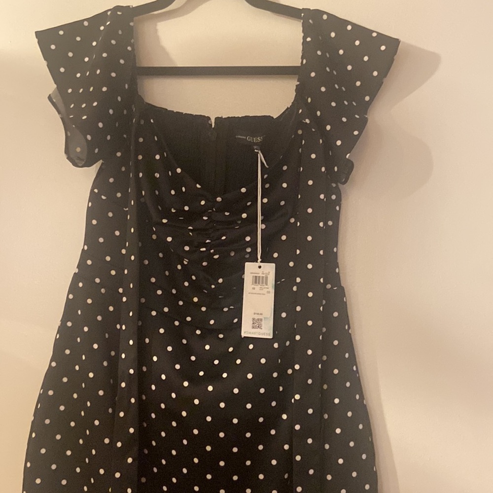 GUESS Eco Ariana Off-the-Shoulder Dress - Picture 3 of 4